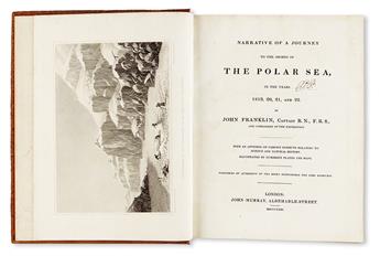 FRANKLIN, JOHN, Sir. Narrative of a Journey to the Shores of the Polar Sea, in the Years 1819, 20, 21, and 22.  1823